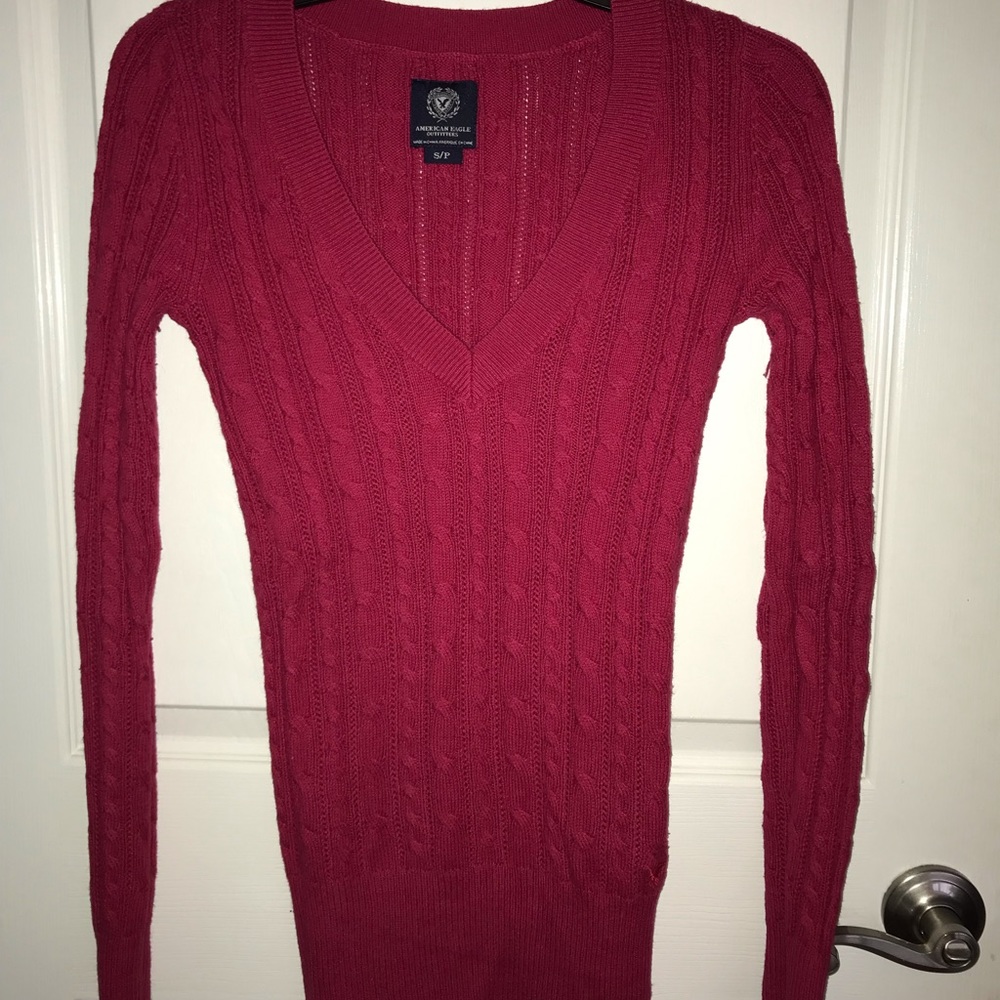 AE V-Neck Knit Sweater